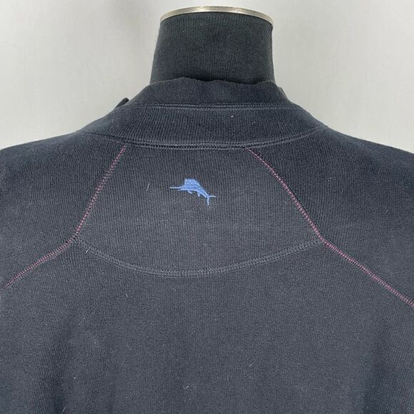 Tommy Bahama Reversible 100% Cotton Knit Sweater - Mens XL - Picture 11 of 13